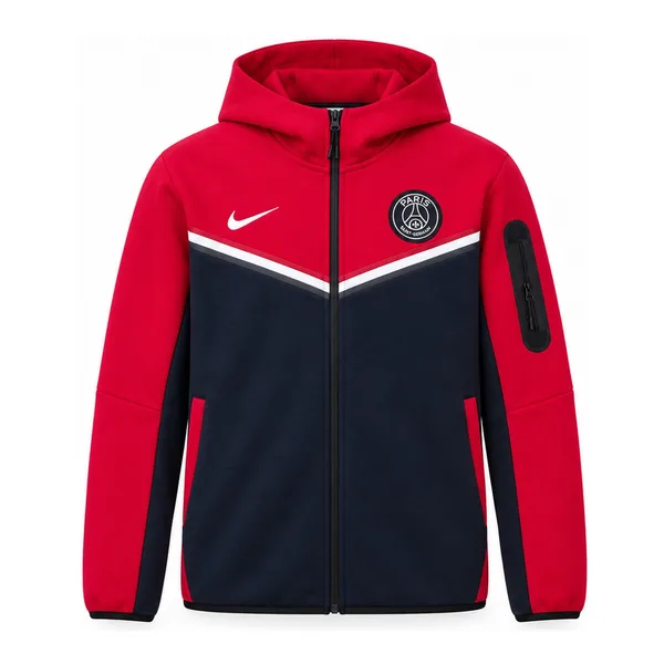 Paris Saint-Germain Tech Fleece Veste – Rouge / marine