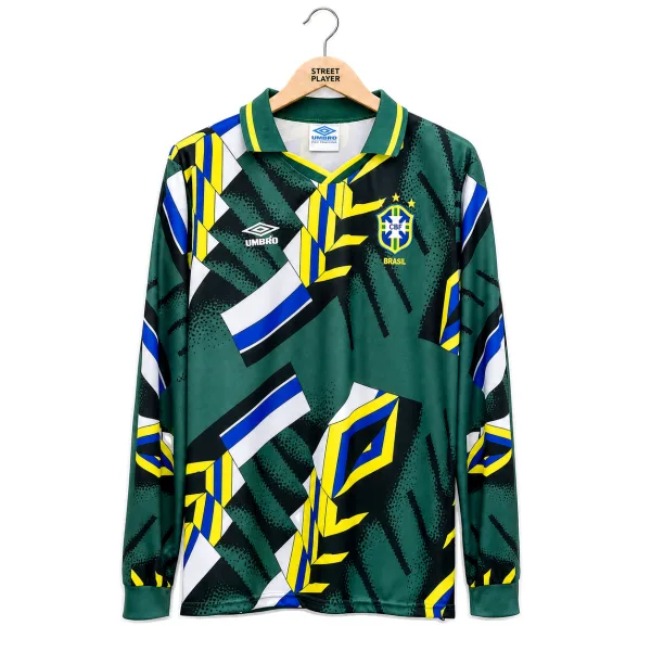 Brésil Maillot Rétro Gardien Manches Longues 1994