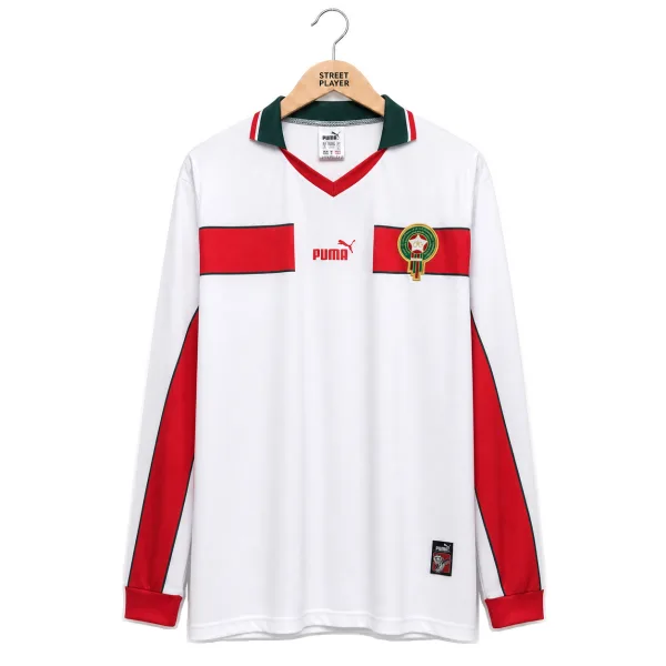 Maroc Maillot Retro Exterieur Manche Longues 1998